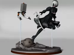 yorha 2b   3D print model