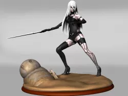 yorha a2 3D print model