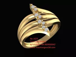 1625 Diamond Ring 3D print model