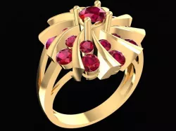 1706 Diamond Ring 3D print model