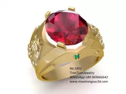 1802 Luxury Korean Dragon Ring 3D print model