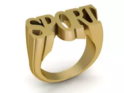 1844 Sport Ring 3D print model