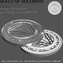 7th Seal of Saturn 3D print model