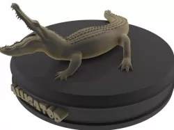 Alligator Printable 3D print model