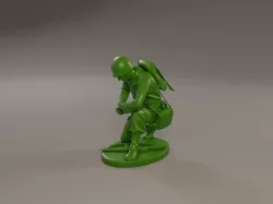 American soldier ww2 grenade A2 3D print model