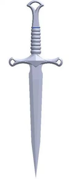 Anduril Dagger with Sheath 3D print model