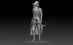 Archer figurine 3D print model