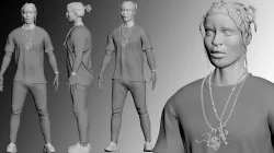 ASAP Rocky Model 3D print model