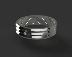 Atlantis Ring 3D print model