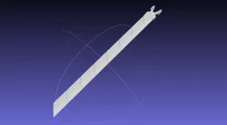 Attack On Titan Sword Functional Assembly 3D print model