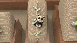 Baby panda bracelet 3D print model