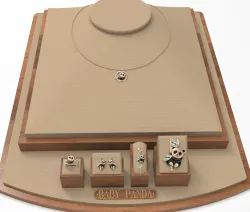 Baby panda collection 3D print model