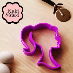 Barbie Silhouette Cookie Cutter 3D print model