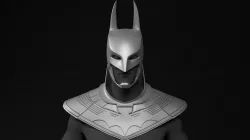 Batman  Anime Cowl and Helmet Wearable 3D Printable Model 3D print model