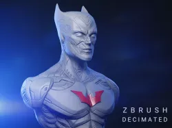 Batman Beyond - 3d bust model  3D print model