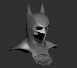 Batman cowl 3D print model