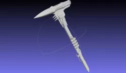 Battle Angel Alita Dr Ido Rocket Hammer Printable Assembly 3D print model