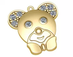 bear jewelry 3D print model