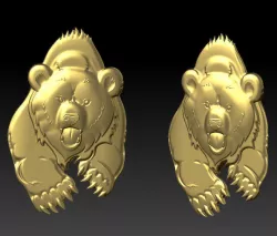 bear pendant 3D print model