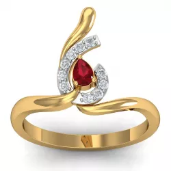 Bend Shape Fashion Ring 3D print model