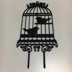 Bird Cage Cake Topper 3D print model