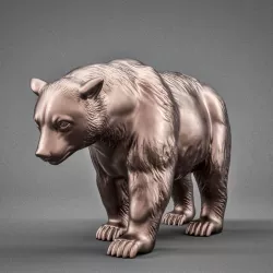 Brown Bear 3D print model