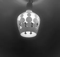 Bubble lamp shade 3D print model