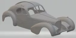Bugatti Type 57 SC 1937 Printable Body Car 3D print model