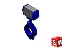 Butterfly Valve DN100 3D print model