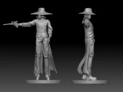 cad bane star wars printable 3D print model