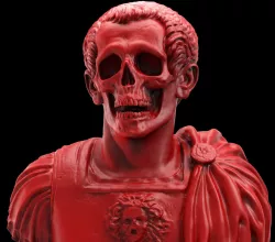 Caesar Skull Bust 3D print model