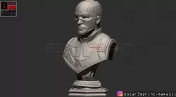 Captain America bust - With Helmet from Marvel 3D print model