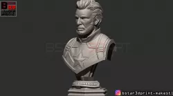 Captain America Bust - Without Helmet - from Marvel 3D print model