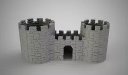 Castle Pencil Holder 3D print model