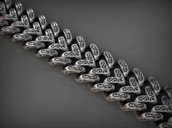 Chain link 150 3D print model