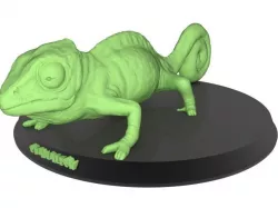 Chameleon 3D print model