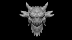Colgante Demonio 3D print model