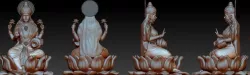 Devi Laxmi ji Statue  3D print model