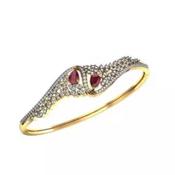 Diamond Bangle For Ladies  3D print model