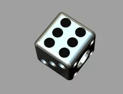 Dice Bead 3D print model