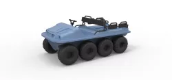 Diecast Argo 750 HD 8x8 Scale 1 to 18 3D print model
