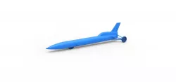 Diecast model Blue Flame jet car 3D print model