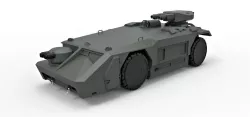 Diecast model M577 carrier from Aliens Scale 1 to 32 3D print model