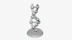 DNA model 3D print model
