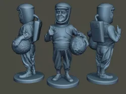 Donald Trump Astronaut 3D print model