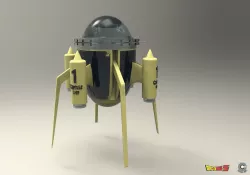 Dragon Ball Z Time Machine for 3D printing 3D print model