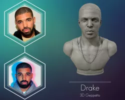Drake sculpture Ready to Print 3D print model