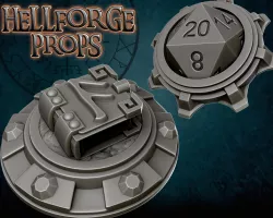 Dungeons And Dragons Inspiration Trackers 3D Printable FDM SLA  3D print model