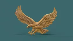Eagle 3d stl model for cnc 3D print model
