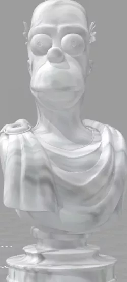 Emperor Homer  3D print model